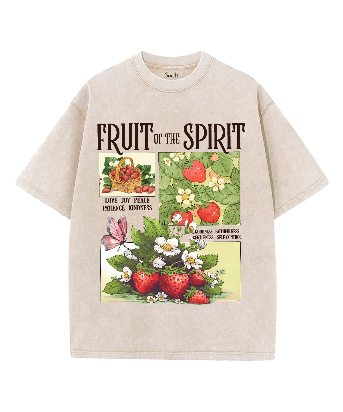 Fruit Spirit Washed Christian Style009 T-Shirts, Hoodie, Sweatshirt