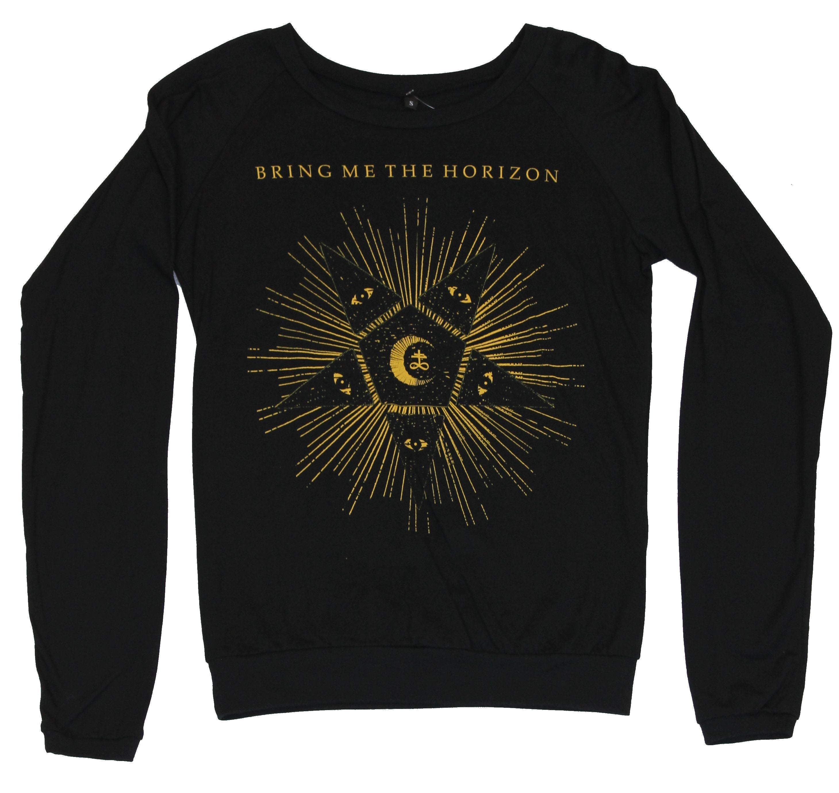 Bring Me The Horizon Girls Juniors Light  Sweatshirt - Starburst Eyed Star Image T-Shirts, Hoodie | CiraTrend.com