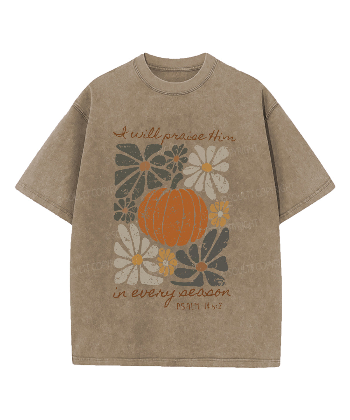 I Will Praise Him Washed Christian T-shirt Hoodie, Sweatshirt | CiraTrend.com (Image 5)