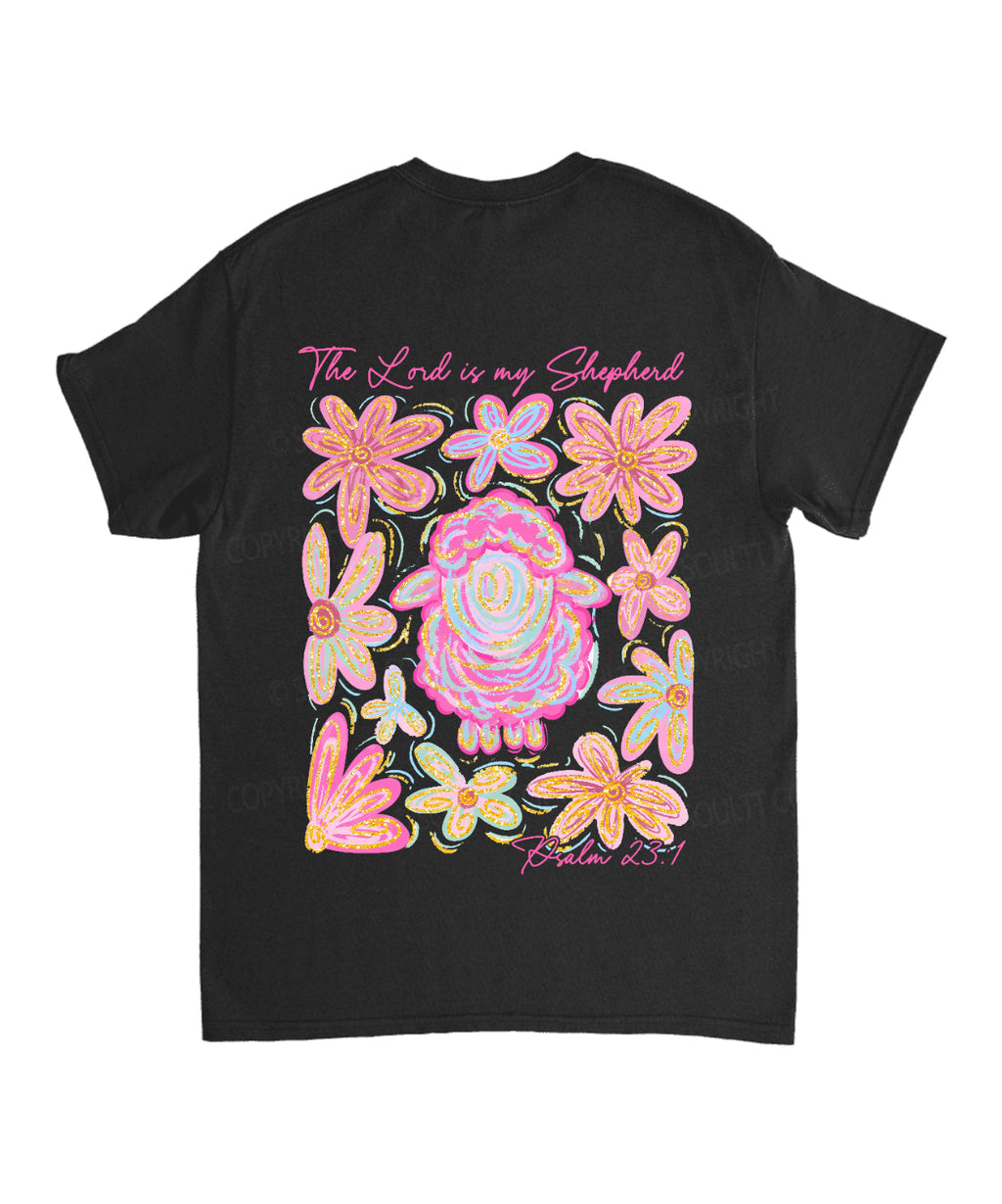 The Lord Is My Shepherd Double Sided Unisex Cotton Christian T-Shirt Style002 Hoodie, Sweatshirt | CiraTrend.com (Image 5)