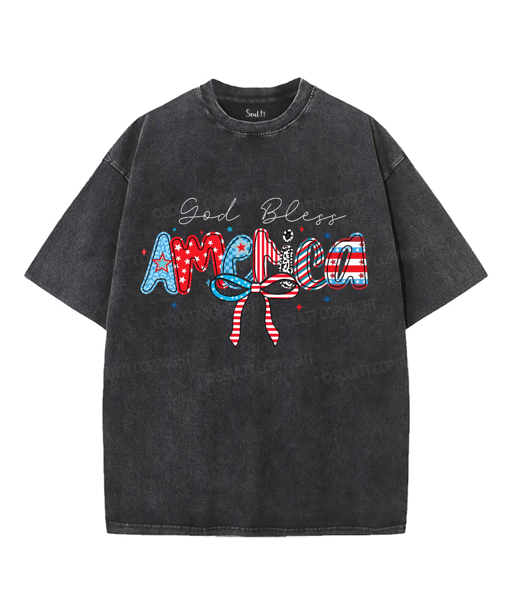 God Bless America Washed Christian Style001 T-Shirts, Hoodie, Sweatshirt