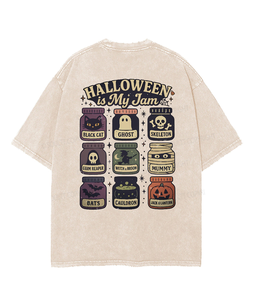 Halloween is my Jam Double Sided Unisex Washed Christian T-shirt Hoodie, Sweatshirt | CiraTrend.com (Image 2)