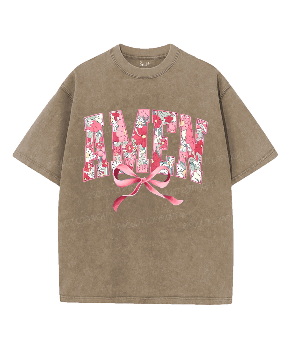 Amen Unisex Washed Christian T-shirt Style001 Hoodie, Sweatshirt | CiraTrend.com (Image 5)