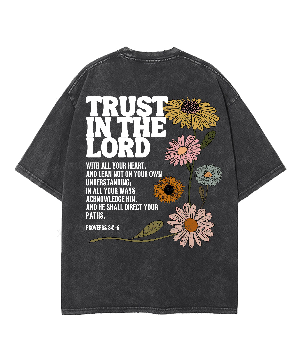 Trust In The Lord Double Sided Washed Christian T-shirt Style003 Hoodie, Sweatshirt | CiraTrend.com (Image 5)