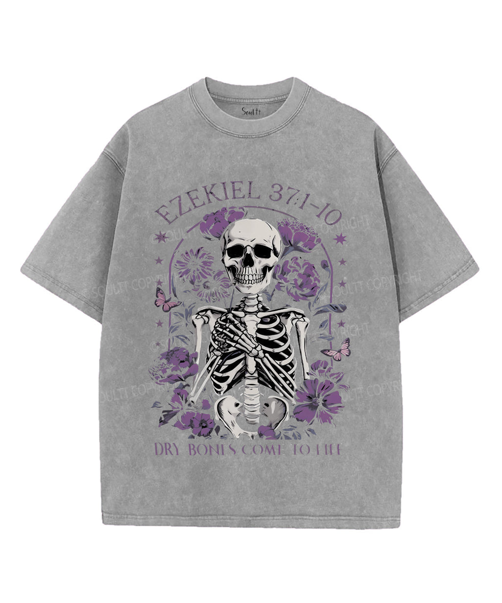 Dry Bones Come To Life Unisex Washed Christian T-shirt Style013 Hoodie, Sweatshirt | CiraTrend.com (Image 2)