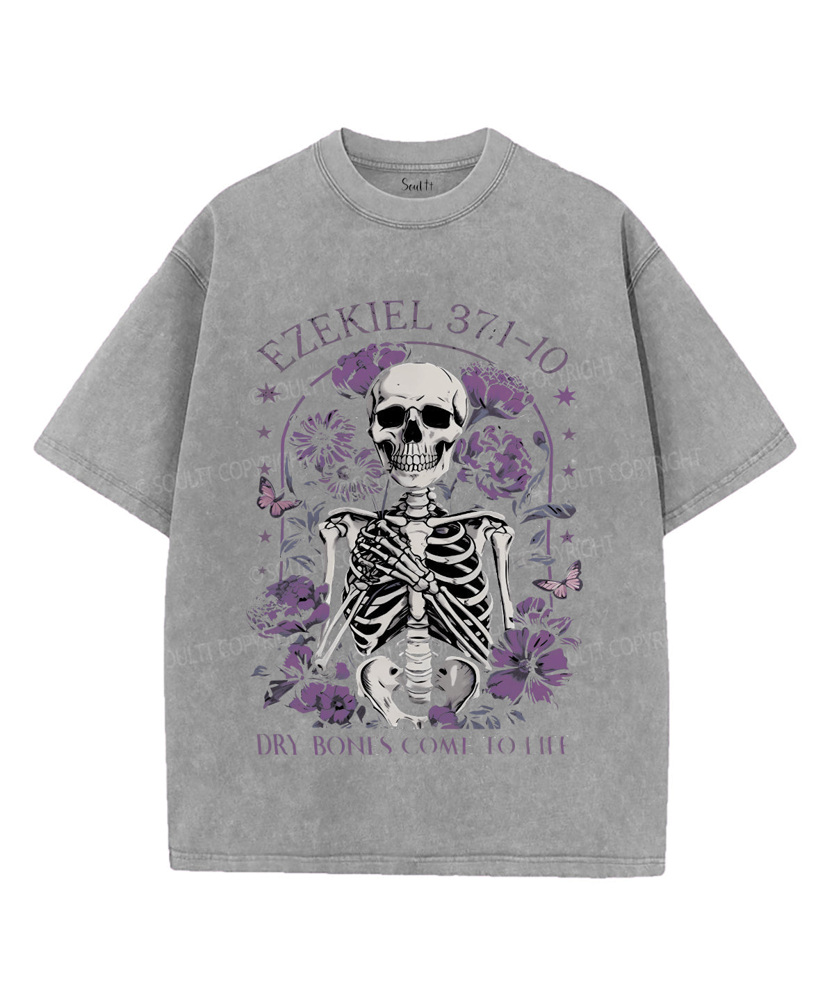 Dry Bones Come To Life Unisex Washed Christian T-shirt Style013 Hoodie, Sweatshirt | CiraTrend.com (Image 2)