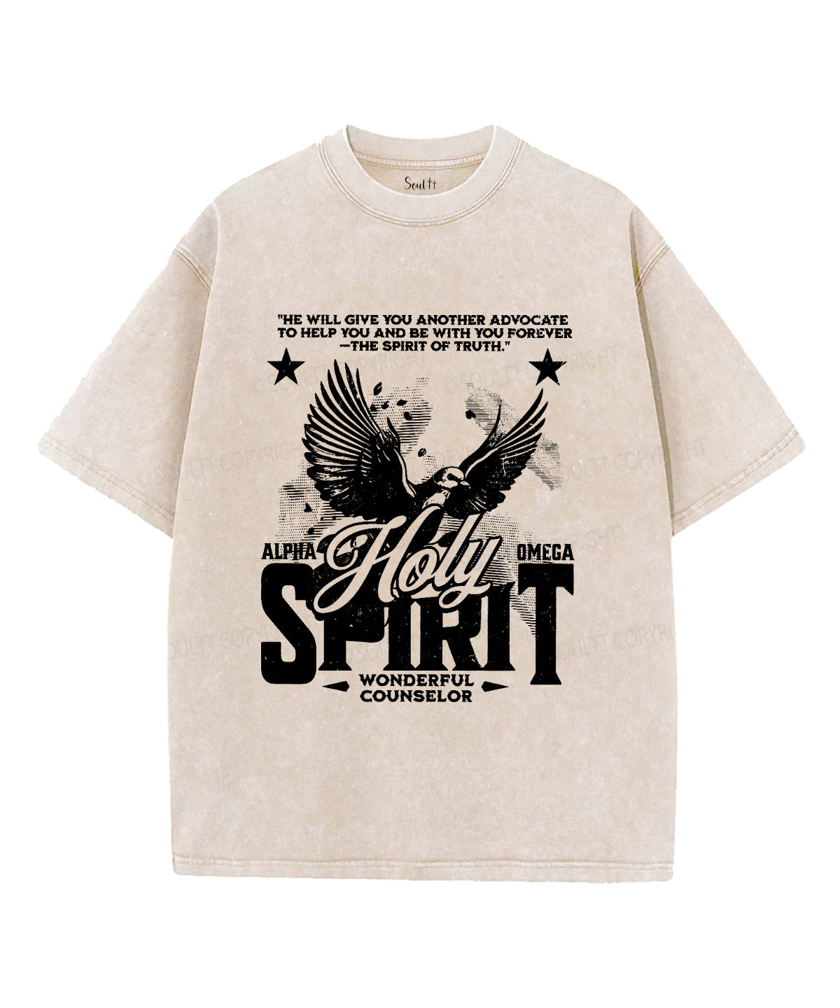 The Spirit of Truth Unisex Washed Christian T-shirt Hoodie, Sweatshirt | CiraTrend.com (Image 1)