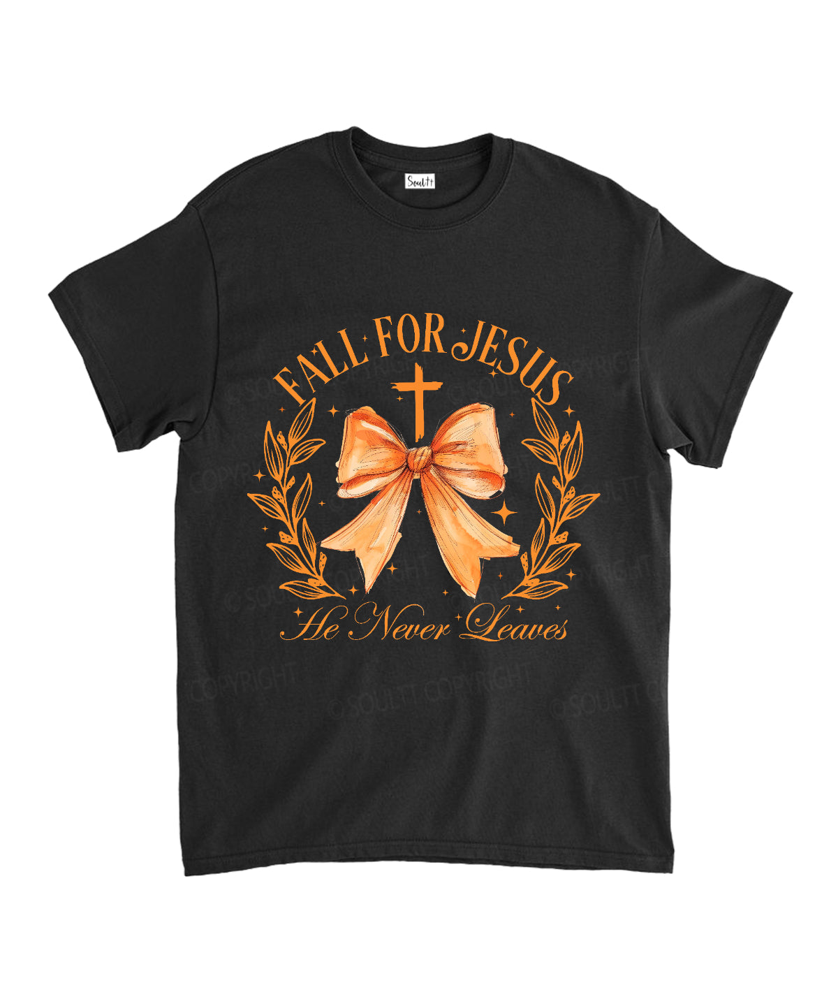 Fall For Jesus Unisex Cotton Christian T-Shirt Hoodie, Sweatshirt | CiraTrend.com (Image 1)