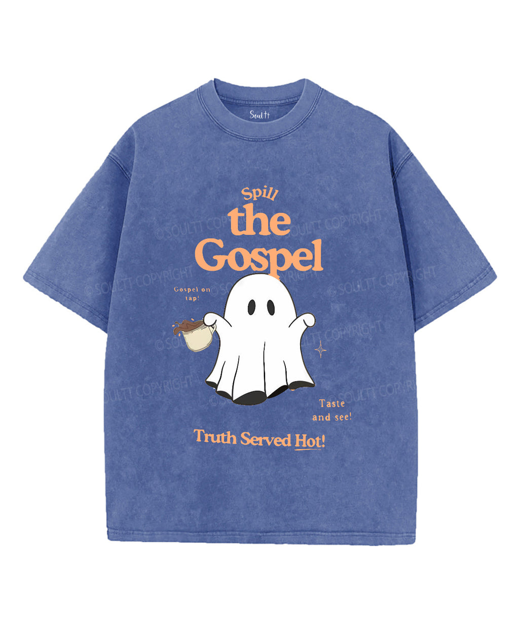 Truth Served Hot Unisex Washed Christian T-shirt Hoodie, Sweatshirt | CiraTrend.com (Image 4)