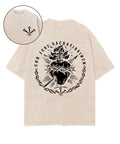 Cor Jesu Sacratissimum Double Sided Unisex Washed Christian T-shirt Hoodie, Sweatshirt | CiraTrend.com (Image 1)