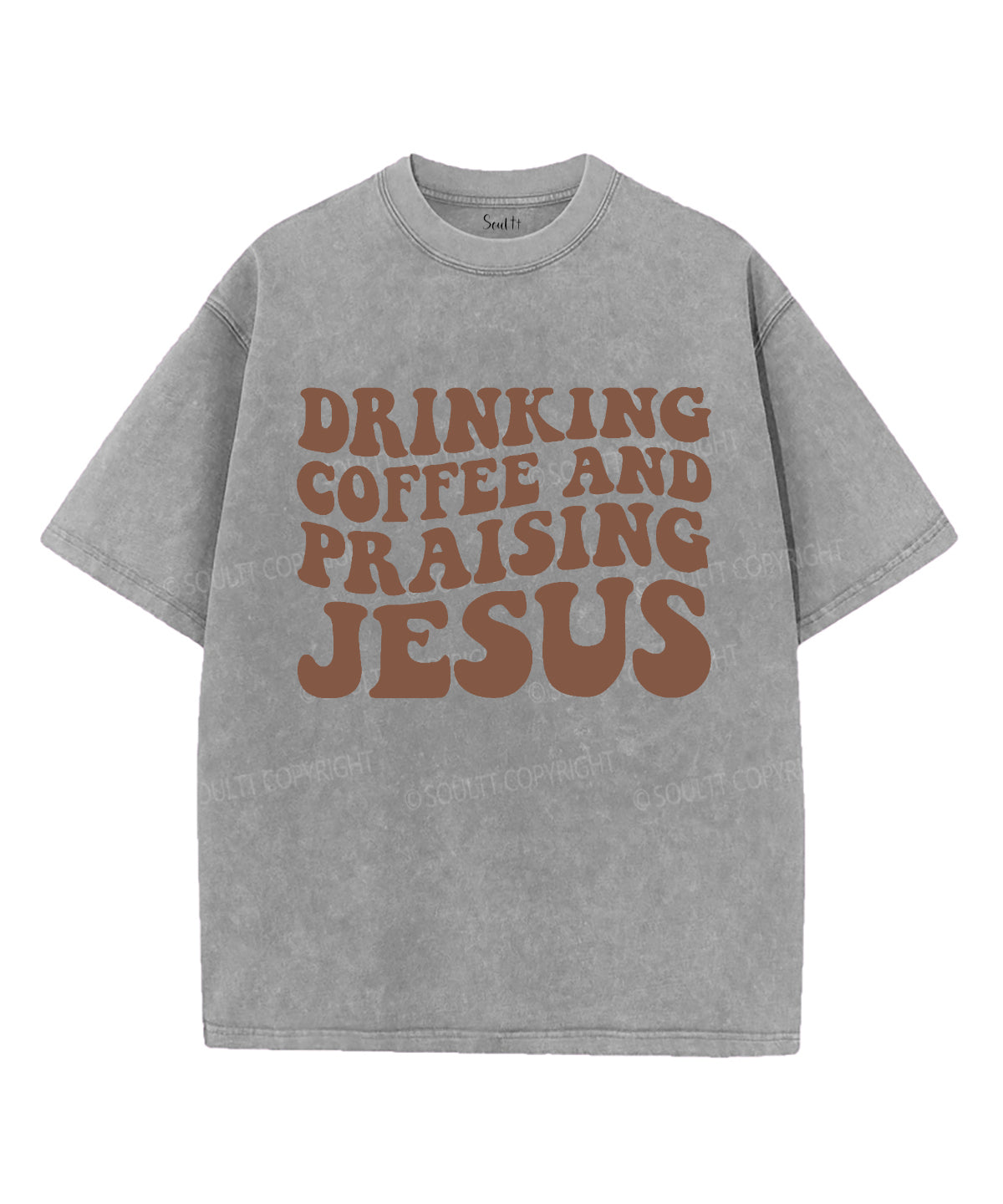Drinking Coffee Praising Jesus Washed Christian T-Shirts, Hoodie, Sweatshirt