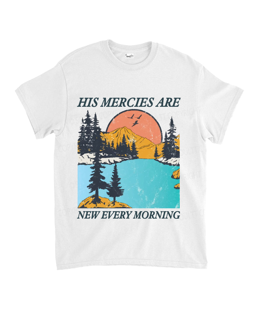 New Every Morning Unisex Cotton Christian T-Shirt Hoodie, Sweatshirt | CiraTrend.com (Image 2)
