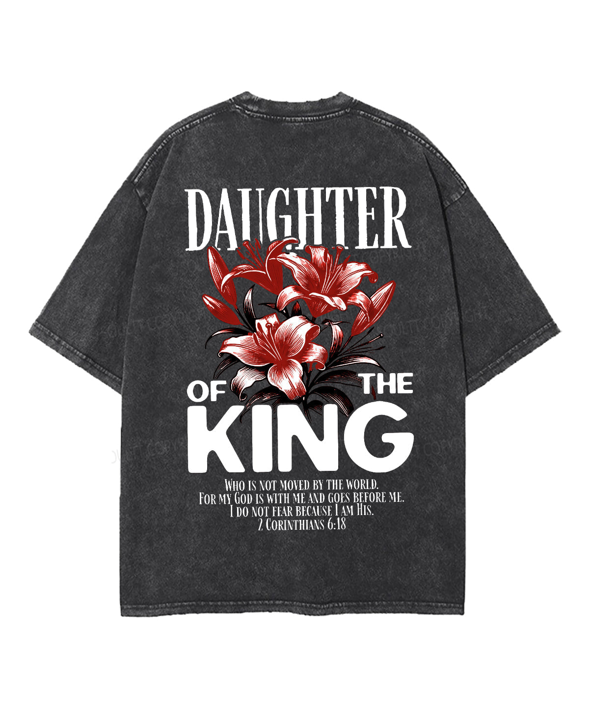 Daughter King Double Sided Washed Christian Style002 T-Shirts, Hoodie, Sweatshirt