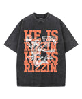 He Is Risen Unisex Washed Christian T-shirt Style008 Hoodie, Sweatshirt | CiraTrend.com (Image 1)