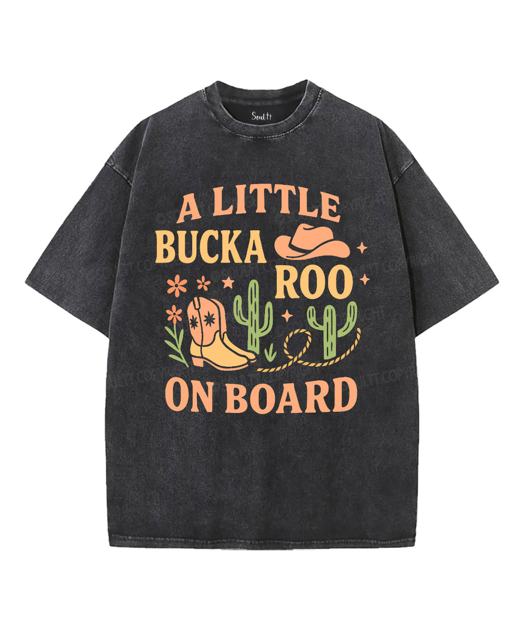A Little Bucka Roo On Board Unisex Washed Christian T-shirt Hoodie, Sweatshirt | CiraTrend.com (Image 2)