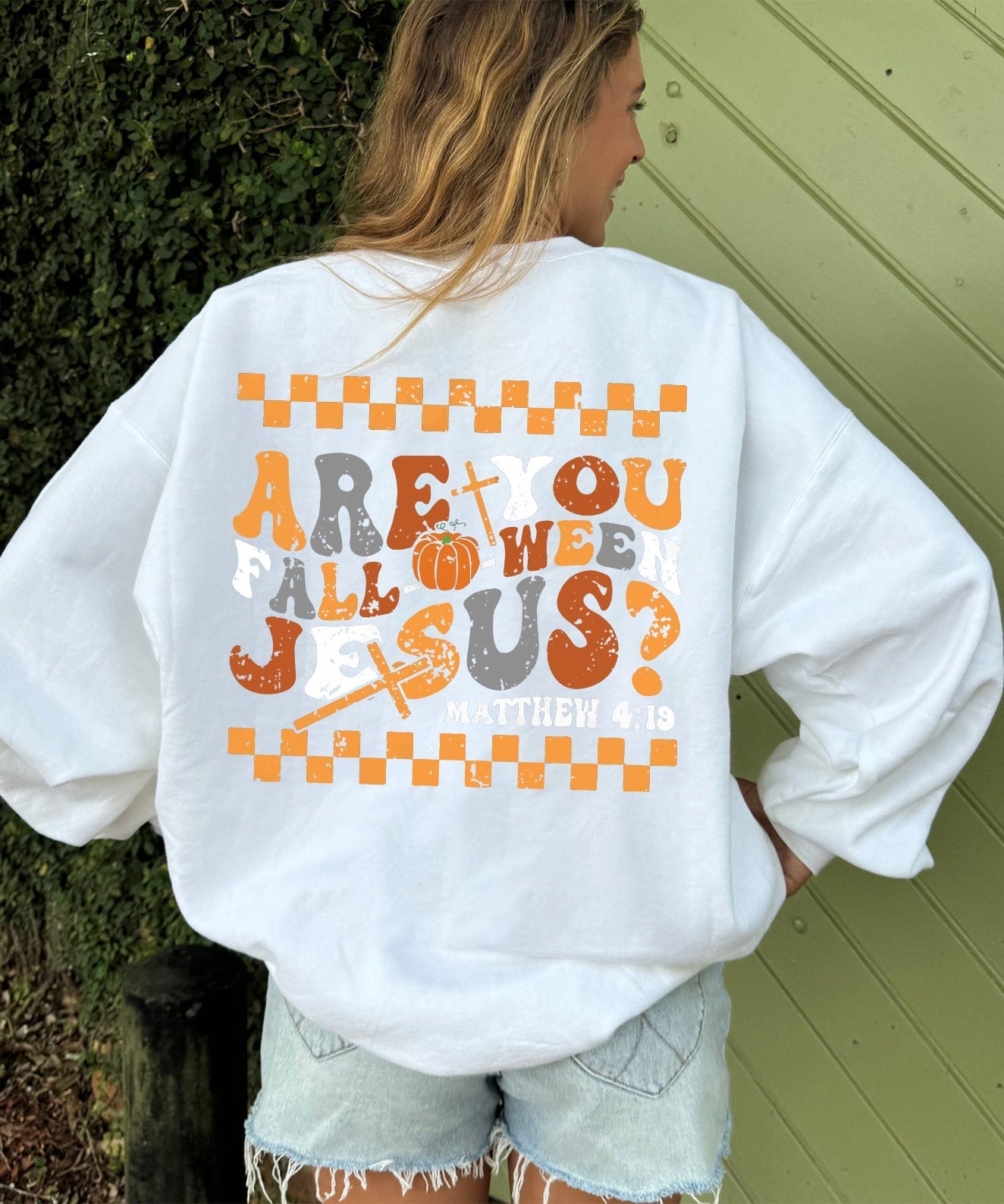 Are You Fall-o-ween Jesus Cotton Christian Sweatshirt Style001 T-Shirts, Hoodie | CiraTrend.com (Image 1)
