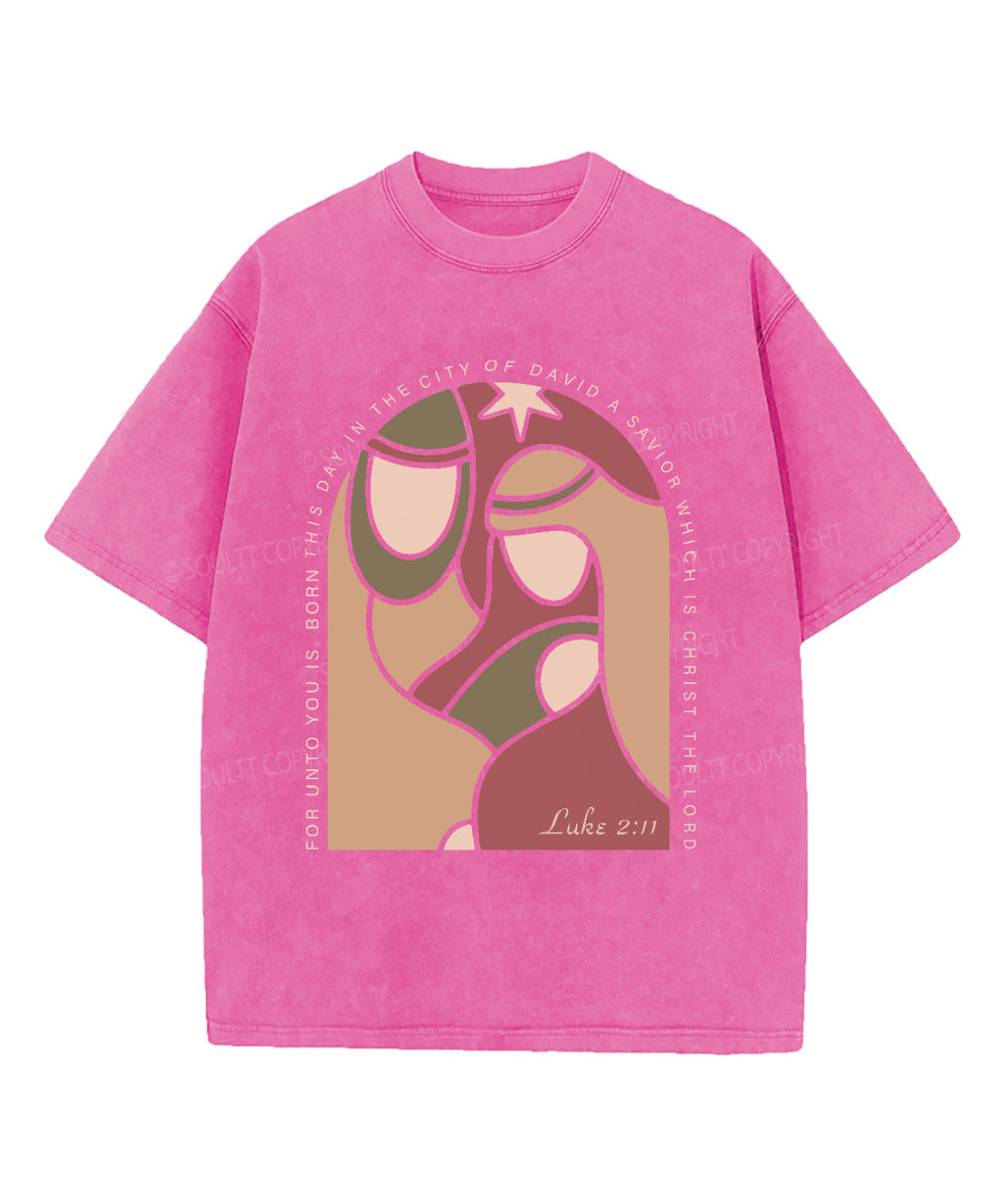 For Unto You Is Bron This Day Washed Christian T-shirt Hoodie, Sweatshirt | CiraTrend.com (Image 4)