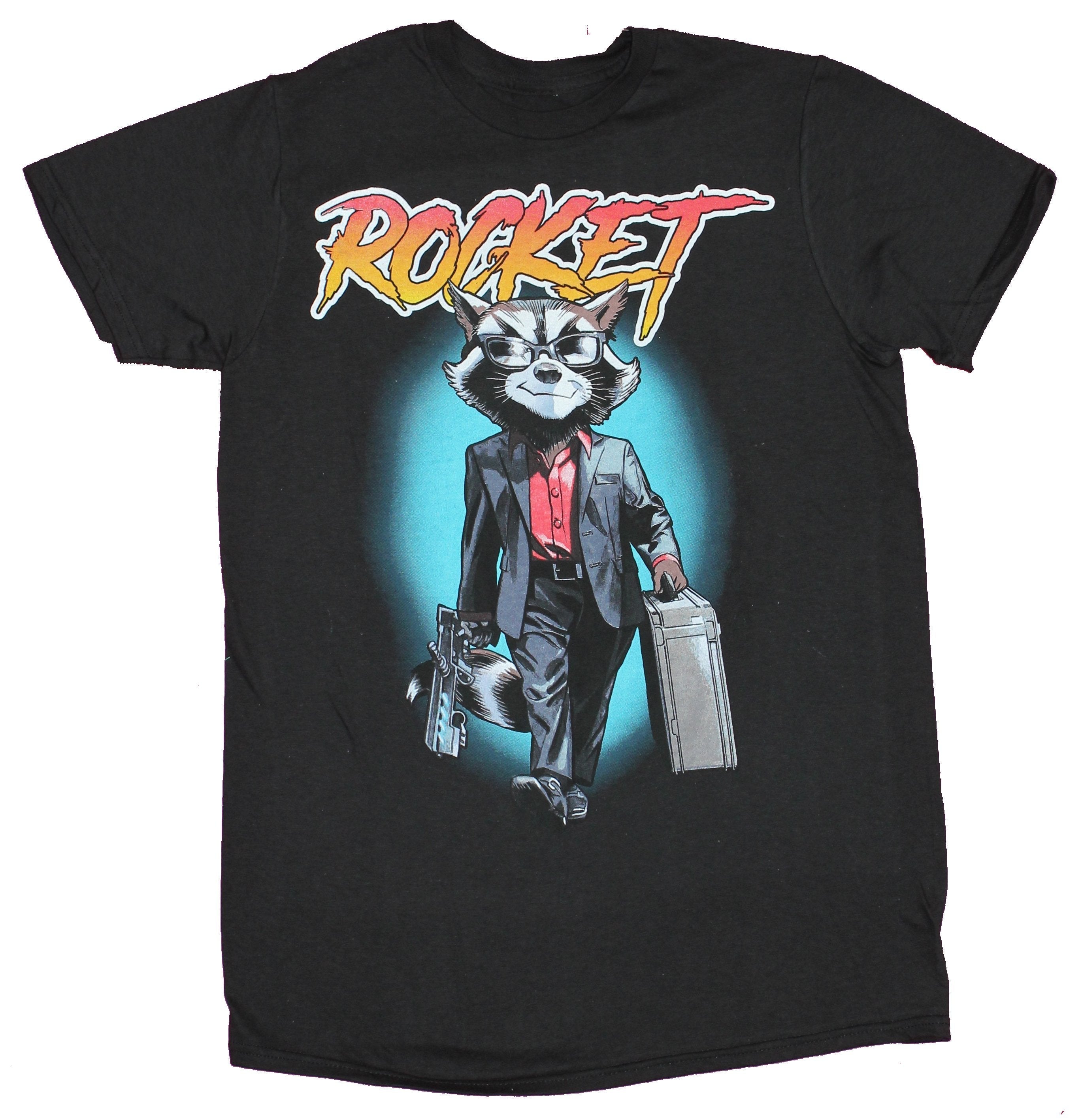 Guardians of the Galaxy Mens T-Shirt - Comic Rocket Raccoon Suited Up Hoodie, Sweatshirt | CiraTrend.com