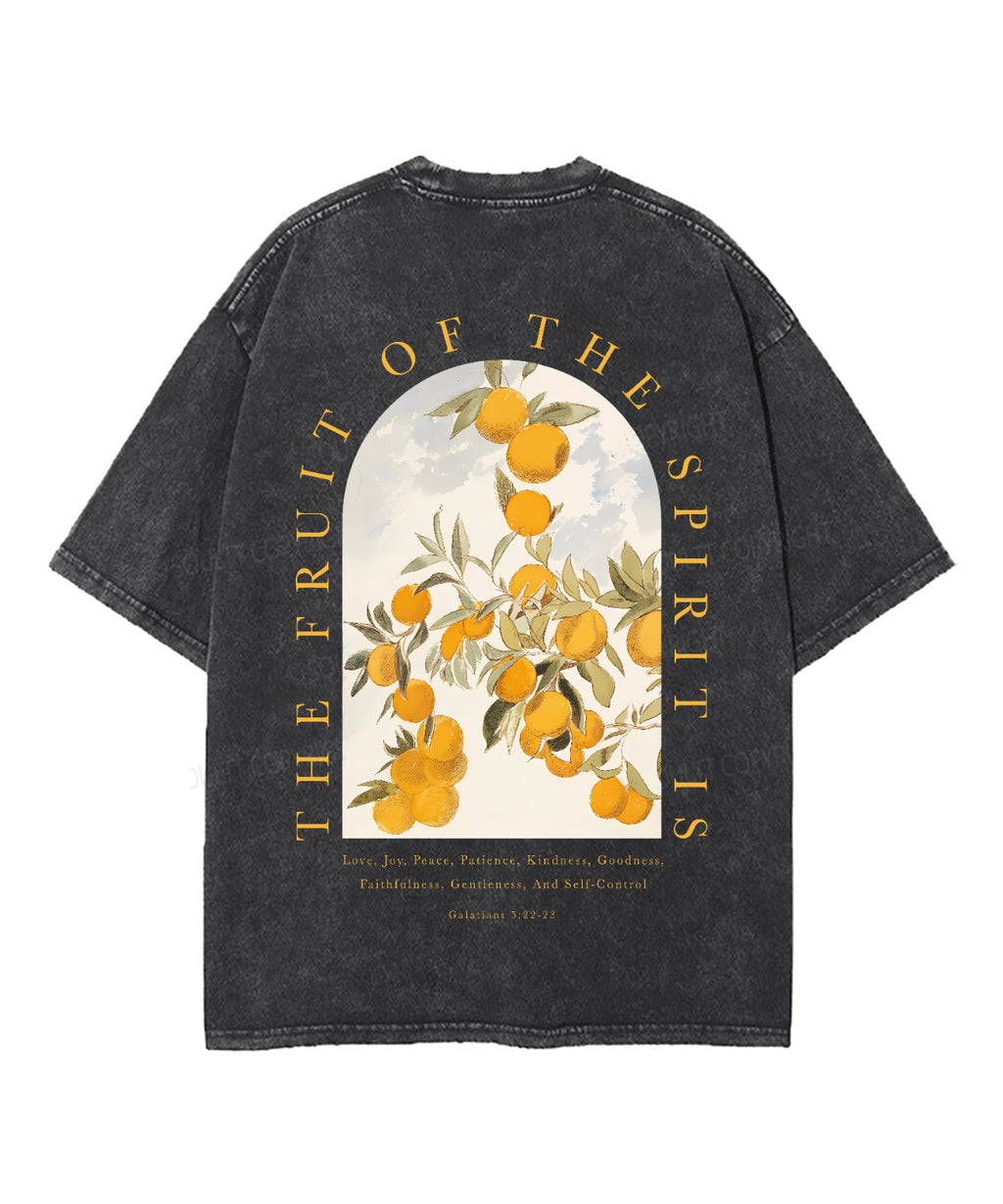 Fruit Spirit Washed Christian T-Shirts, Hoodie, Sweatshirt