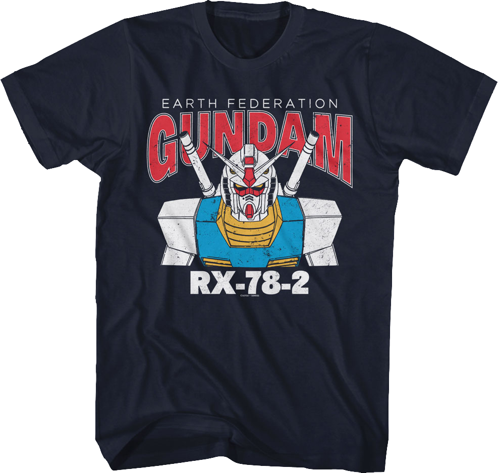 Blue Earth Federation Gundam T-Shirt Hoodie, Sweatshirt | CiraTrend.com (Image 1)