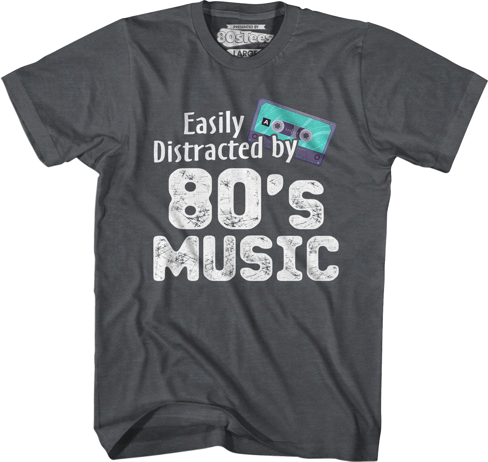 Easily Distracted By 80's Music T-Shirt Hoodie, Sweatshirt | CiraTrend.com (Image 4)