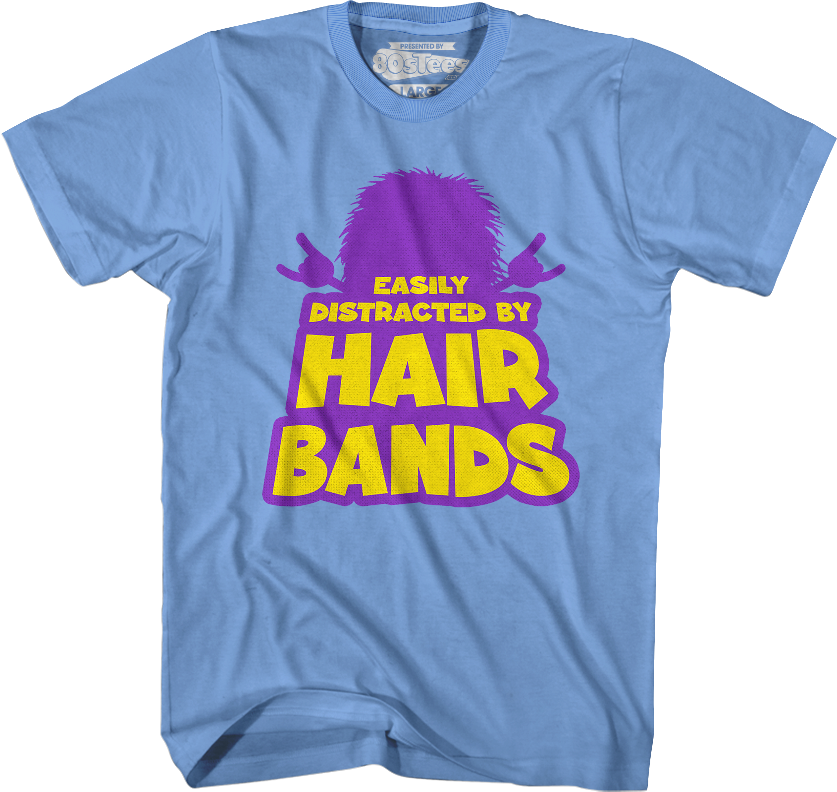 Easily Distracted By Hair Bands T-Shirt Hoodie, Sweatshirt | CiraTrend.com (Image 3)