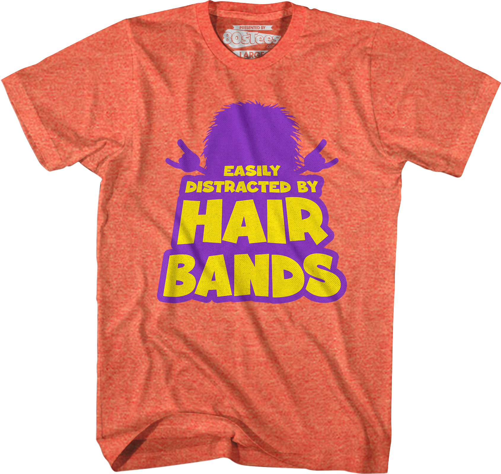 Easily Distracted By Hair Bands T-Shirt Hoodie, Sweatshirt | CiraTrend.com (Image 4)