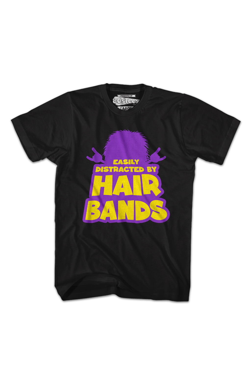 Easily Distracted By Hair Bands T-Shirt Hoodie, Sweatshirt | CiraTrend.com (Image 2)