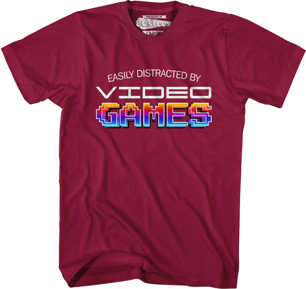 Easily Distracted By Video Games T-Shirt Hoodie, Sweatshirt | CiraTrend.com (Image 3)