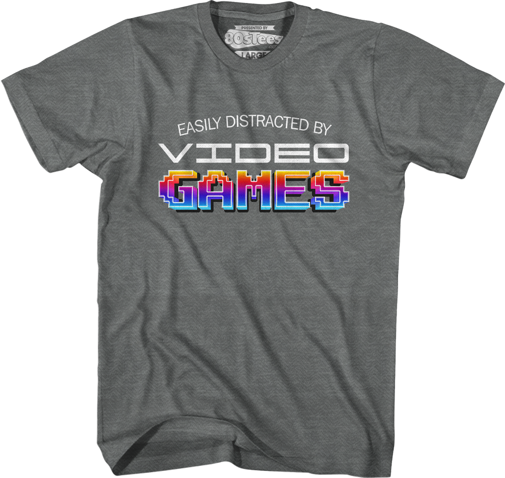 Easily Distracted By Video Games T-Shirt Hoodie, Sweatshirt | CiraTrend.com (Image 4)