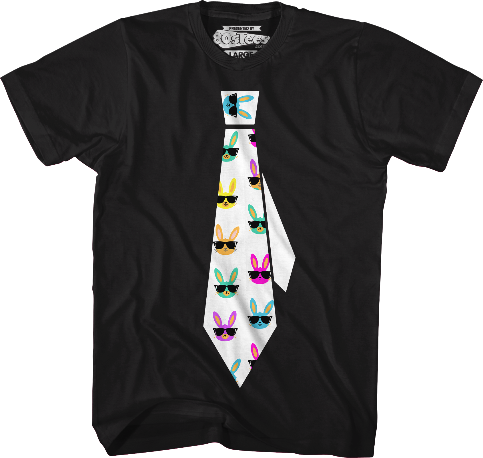 Easter Bunny Tie T-Shirt Hoodie, Sweatshirt | CiraTrend.com (Image 1)