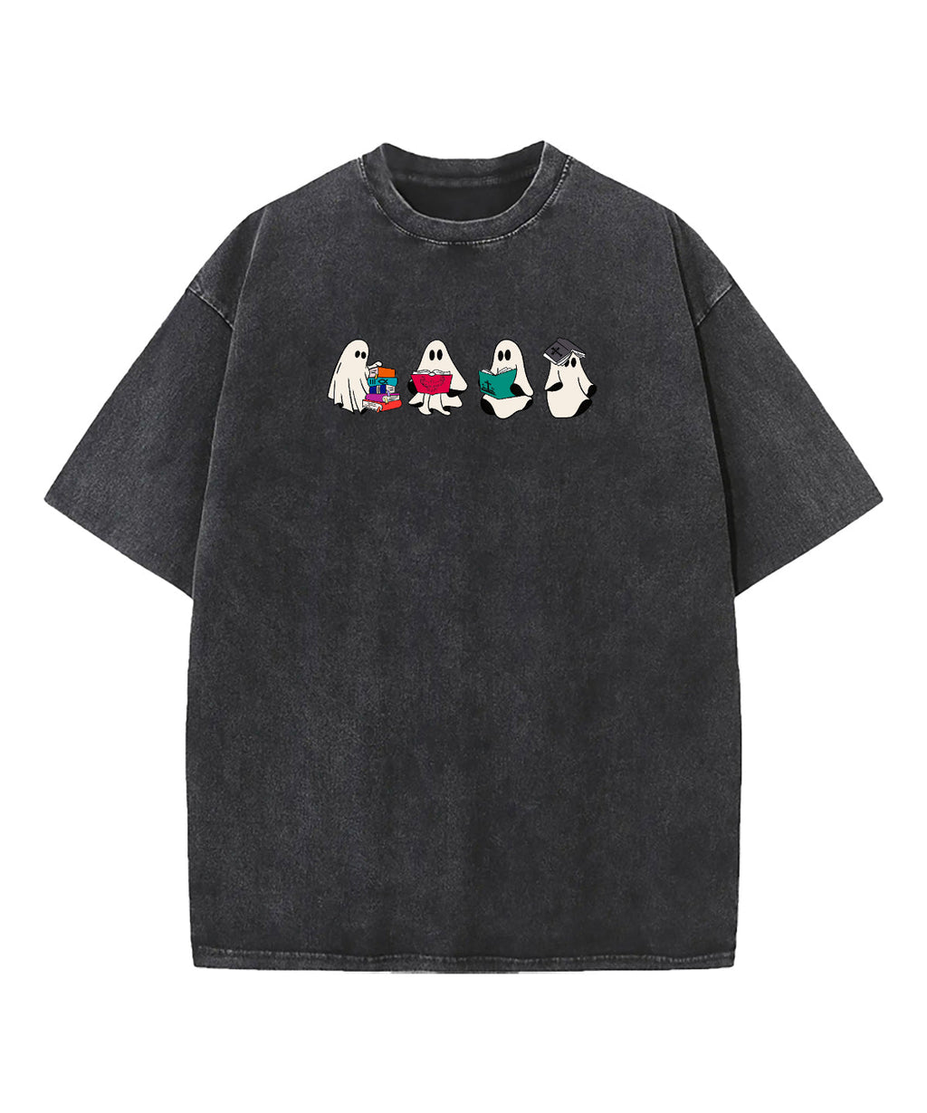 Lovely Ghost Read Bible Washed Christian T-shirt Hoodie, Sweatshirt | CiraTrend.com (Image 2)