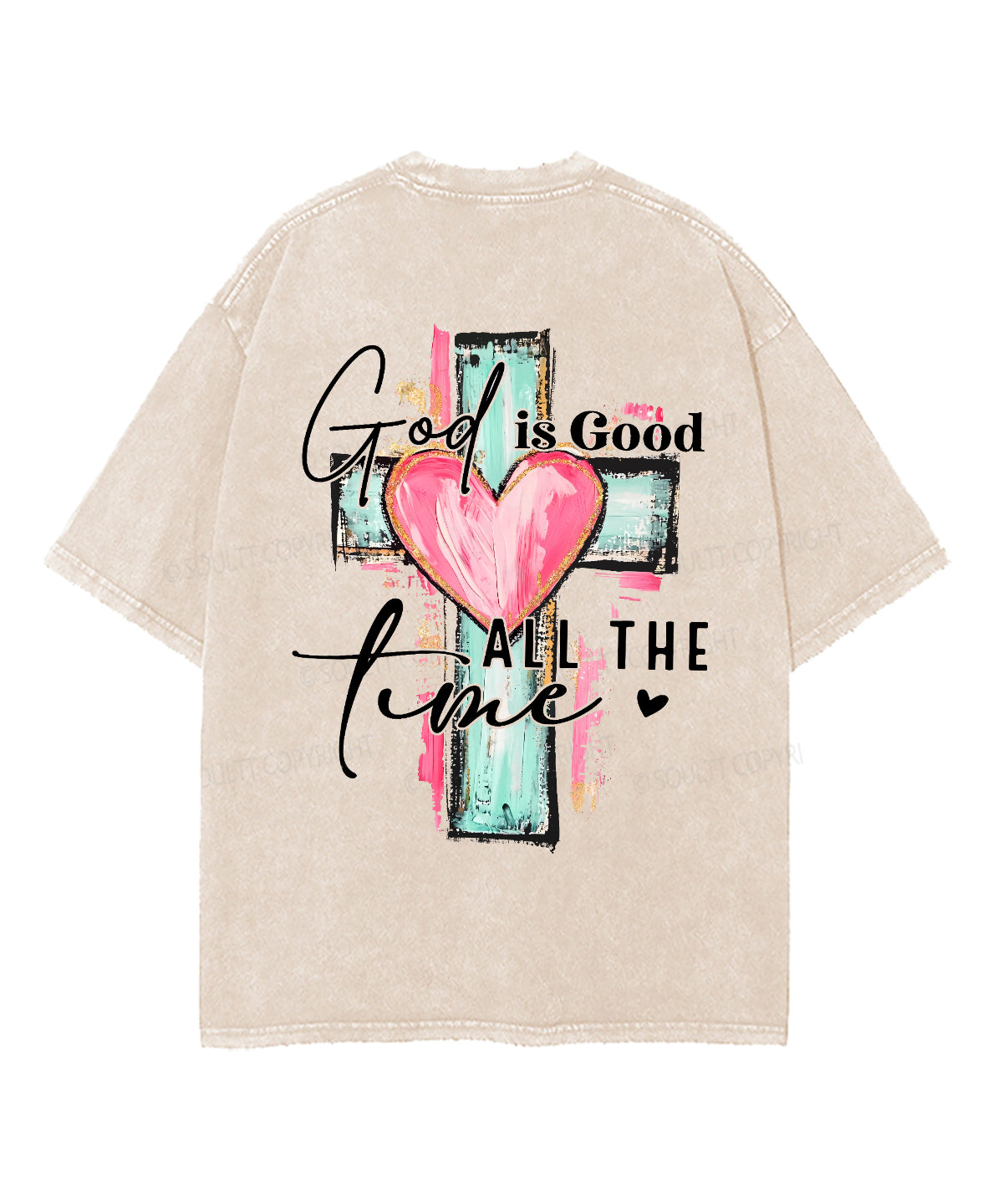 Good Is God Double Sided Washed Christian T-Shirts, Hoodie, Sweatshirt