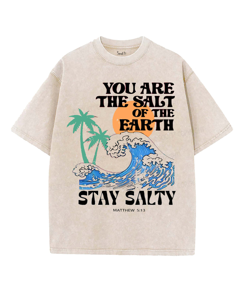 Stay Salty Unisex Washed Christian T-shirt Style012 Hoodie, Sweatshirt | CiraTrend.com (Image 4)