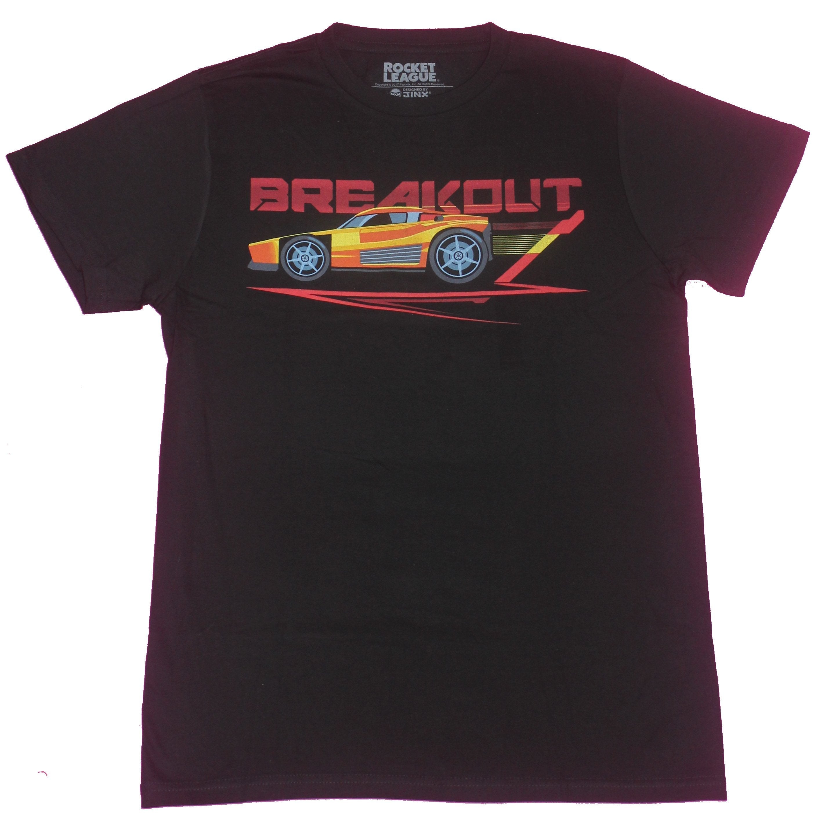 Rocket League Mens T-Shirt- Breakout Red Car Action Image Hoodie, Sweatshirt | CiraTrend.com