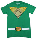 Mighty Morphin Power Rangers Mens T-Shirt - Green Ranger Fancy Costume Front Hoodie, Sweatshirt | CiraTrend.com