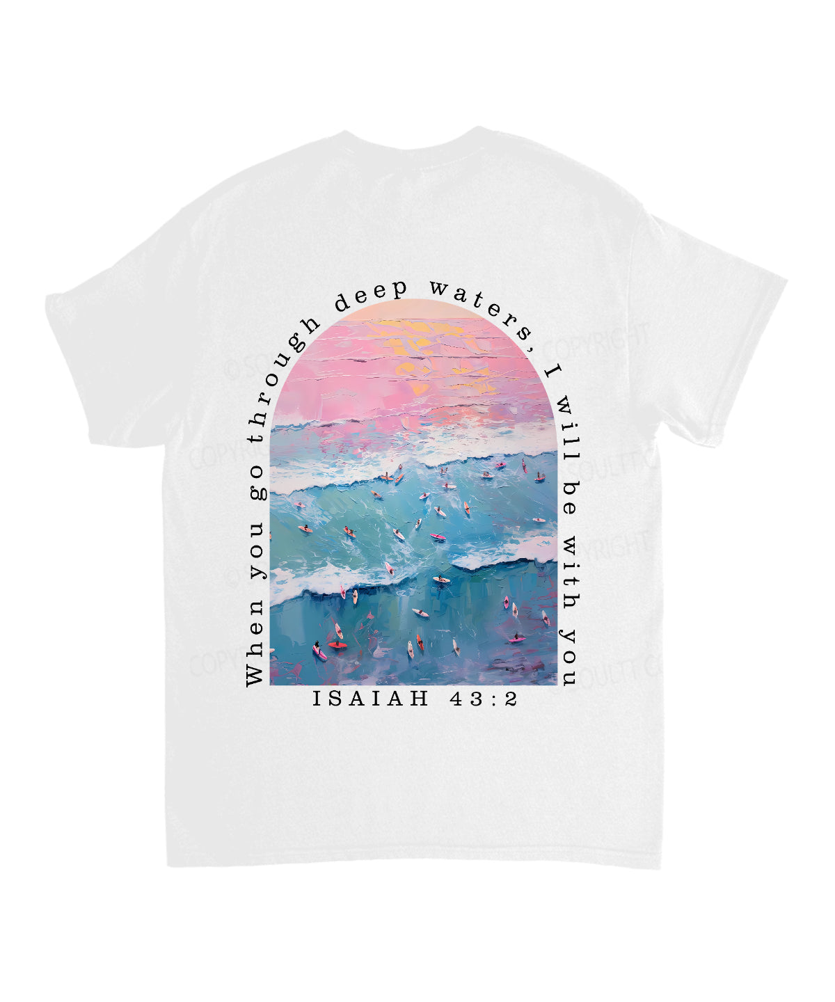 I Will Be With You Double Sided Unisex Cotton Christian T-Shirt Style013 Hoodie, Sweatshirt | CiraTrend.com (Image 3)