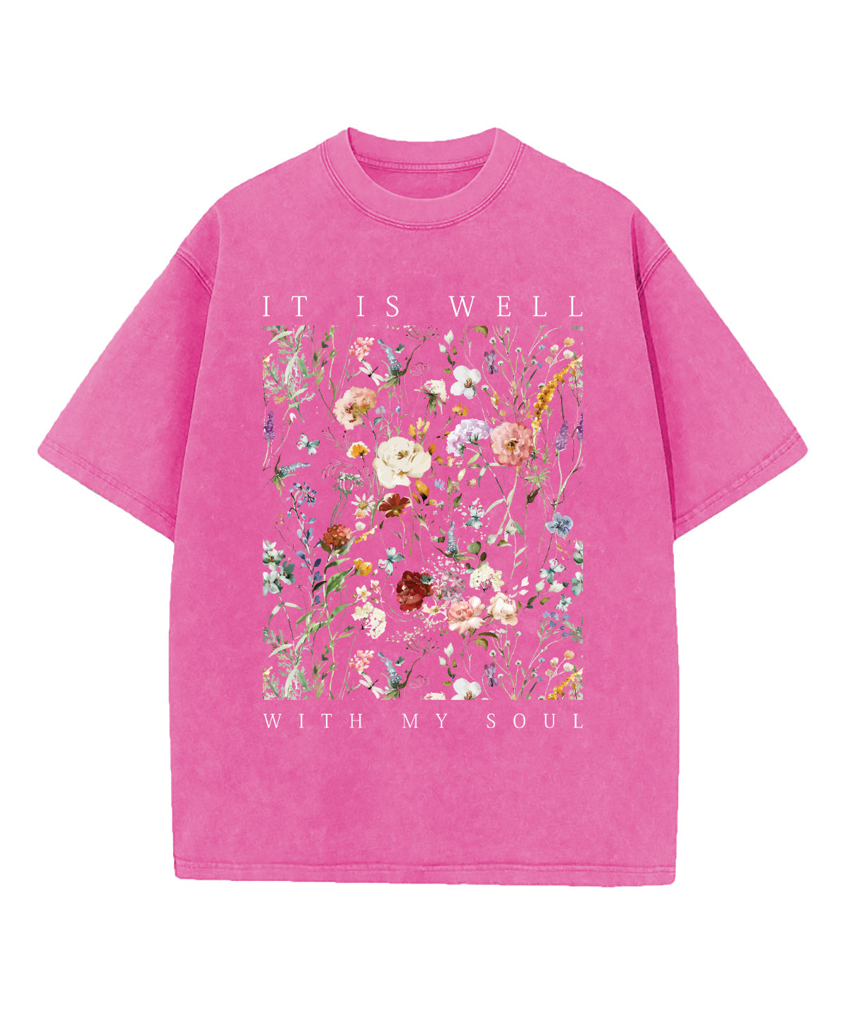 It Is Well With My Soul Washed Christian T-shirt Style001 Hoodie, Sweatshirt | CiraTrend.com (Image 2)