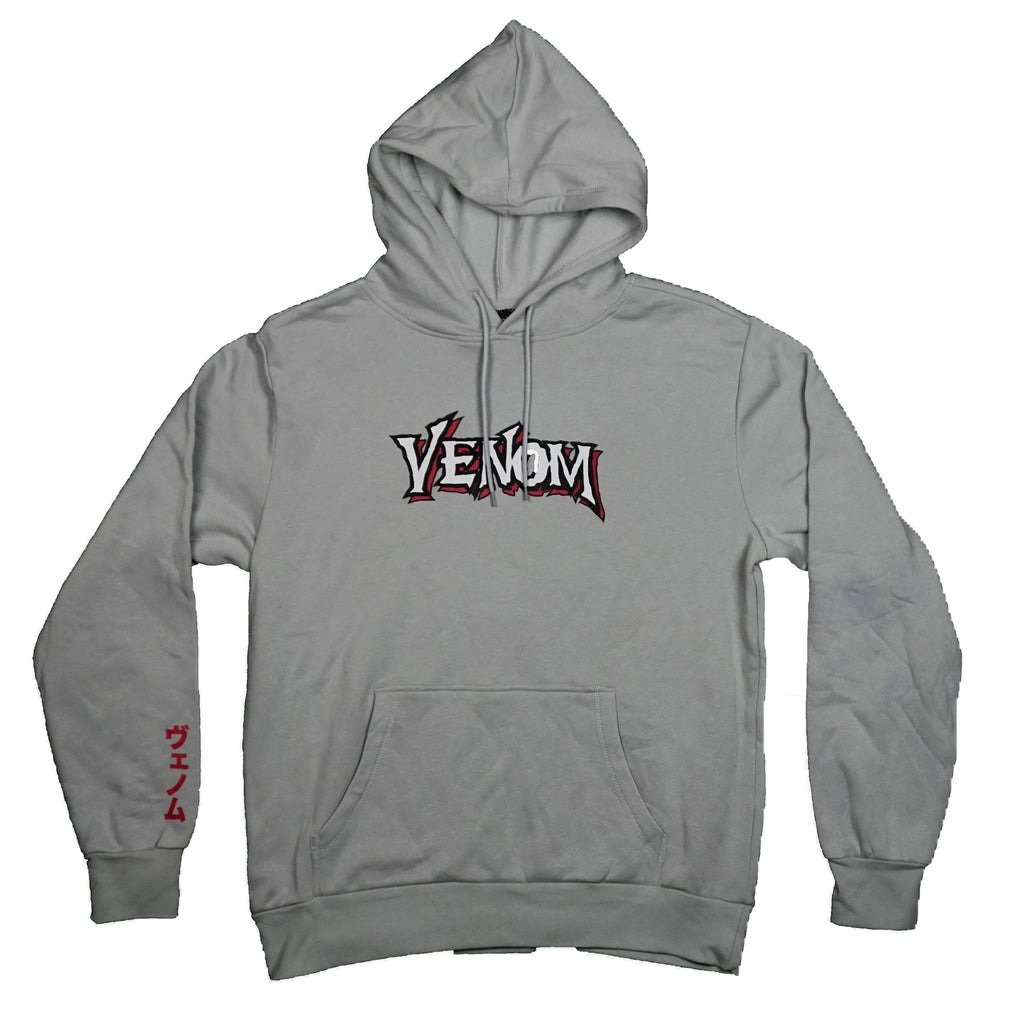Venom Mens Pullover Hoodie - Long Tongue Kanji Back Name Front Design T-Shirts, Sweatshirt | CiraTrend.com (Image 1)