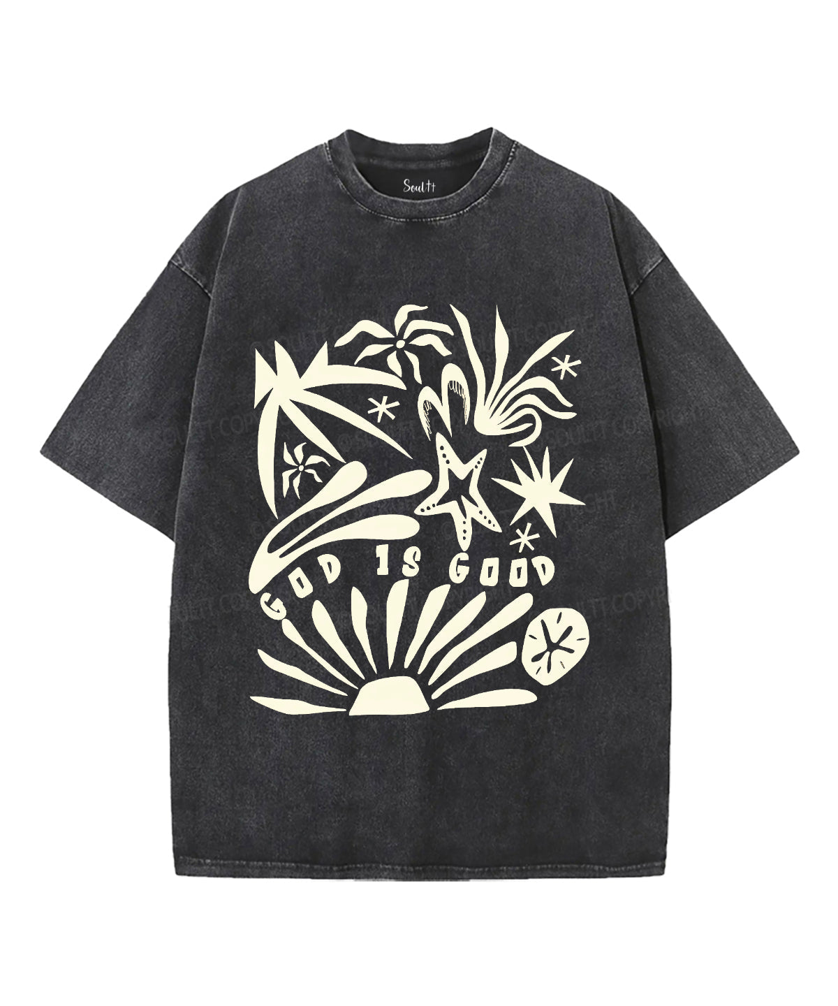 God Is Good Unisex Washed Christian T-shirt Style007 Hoodie, Sweatshirt | CiraTrend.com (Image 2)