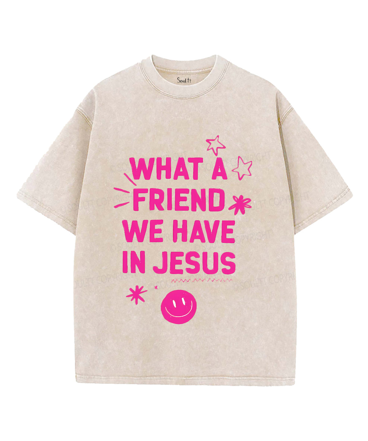 What A Friend We Have In Jesus Unisex Washed Christian T-shirt Hoodie, Sweatshirt | CiraTrend.com (Image 4)