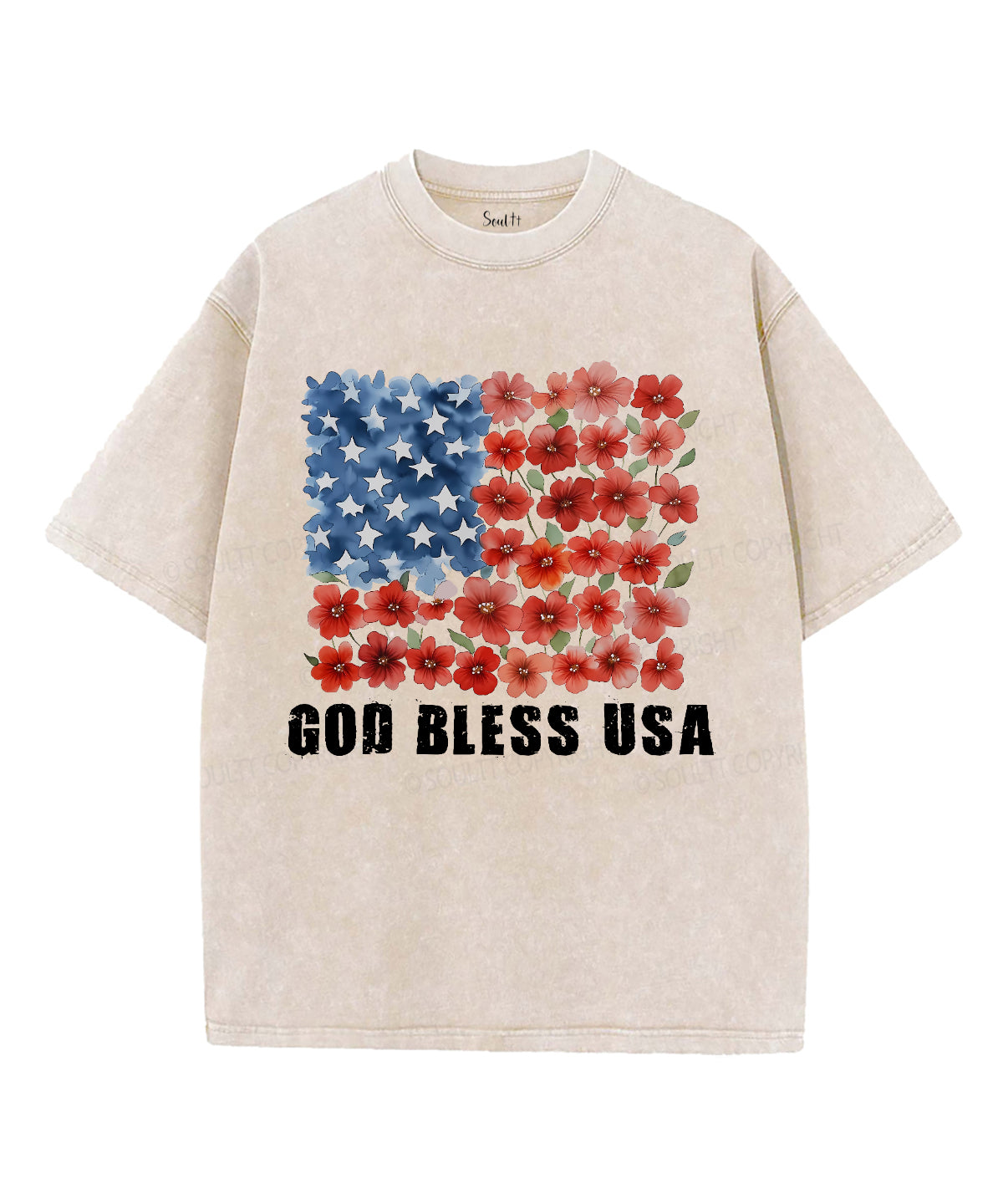 God Bless USA Washed Christian T-Shirts, Hoodie, Sweatshirt