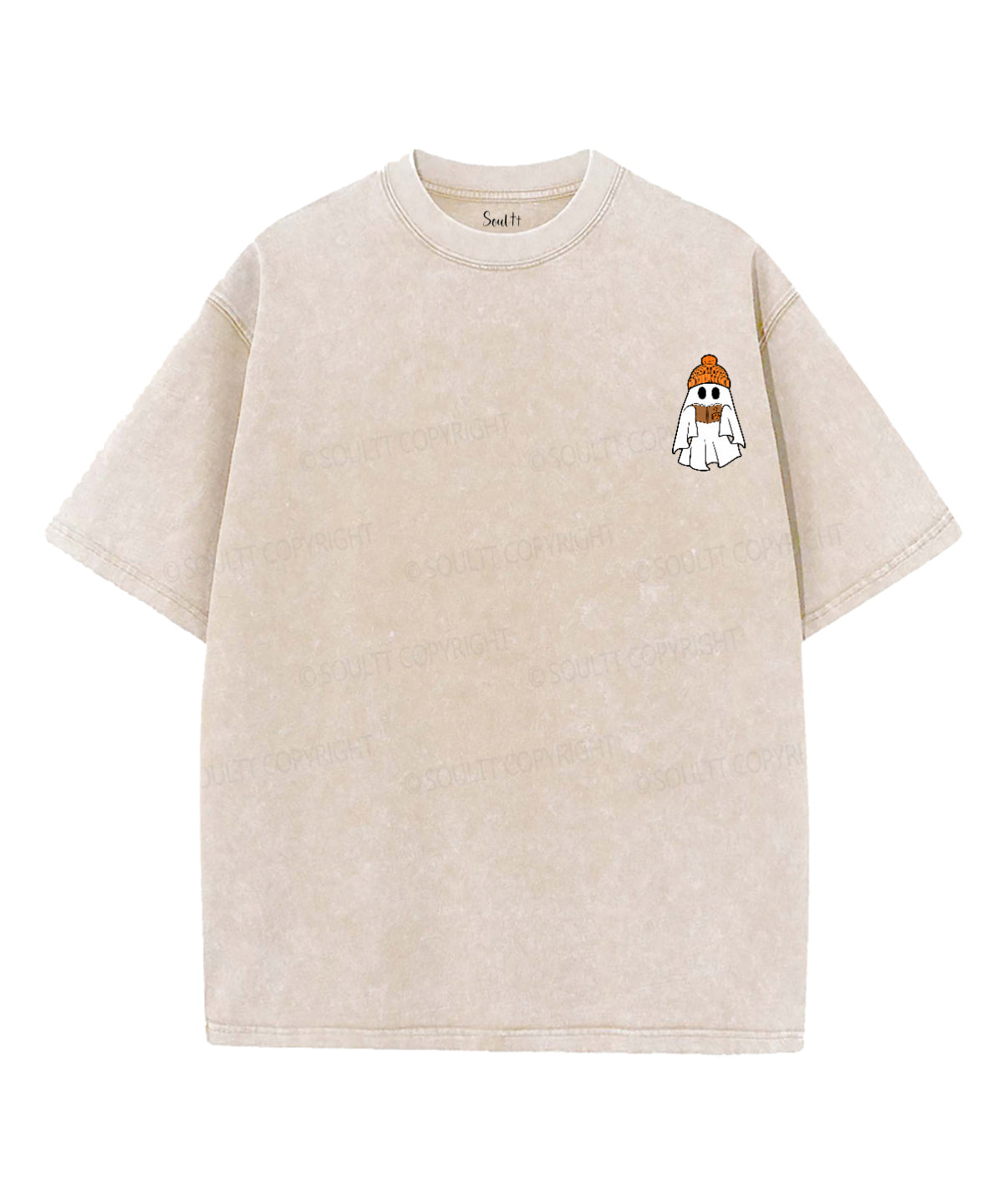 The Only Ghost I Know Is The Holy Ghost Double Sided Unisex Washed Christian T-shirt Style001 Hoodie, Sweatshirt (Image 3)