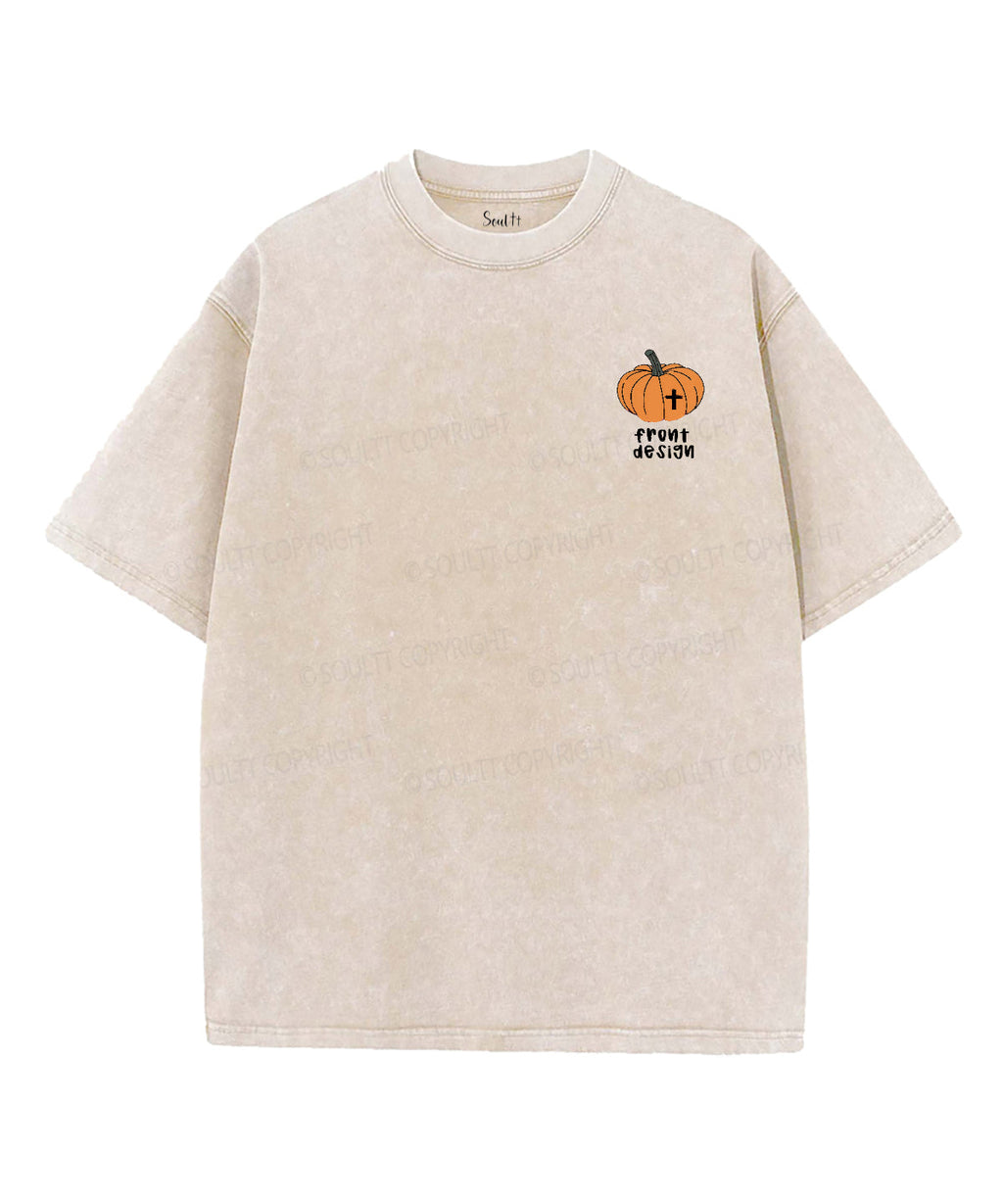 Fall For Jesus Double Sided Unisex Washed Christian T-shirt Style001 Hoodie, Sweatshirt | CiraTrend.com (Image 5)