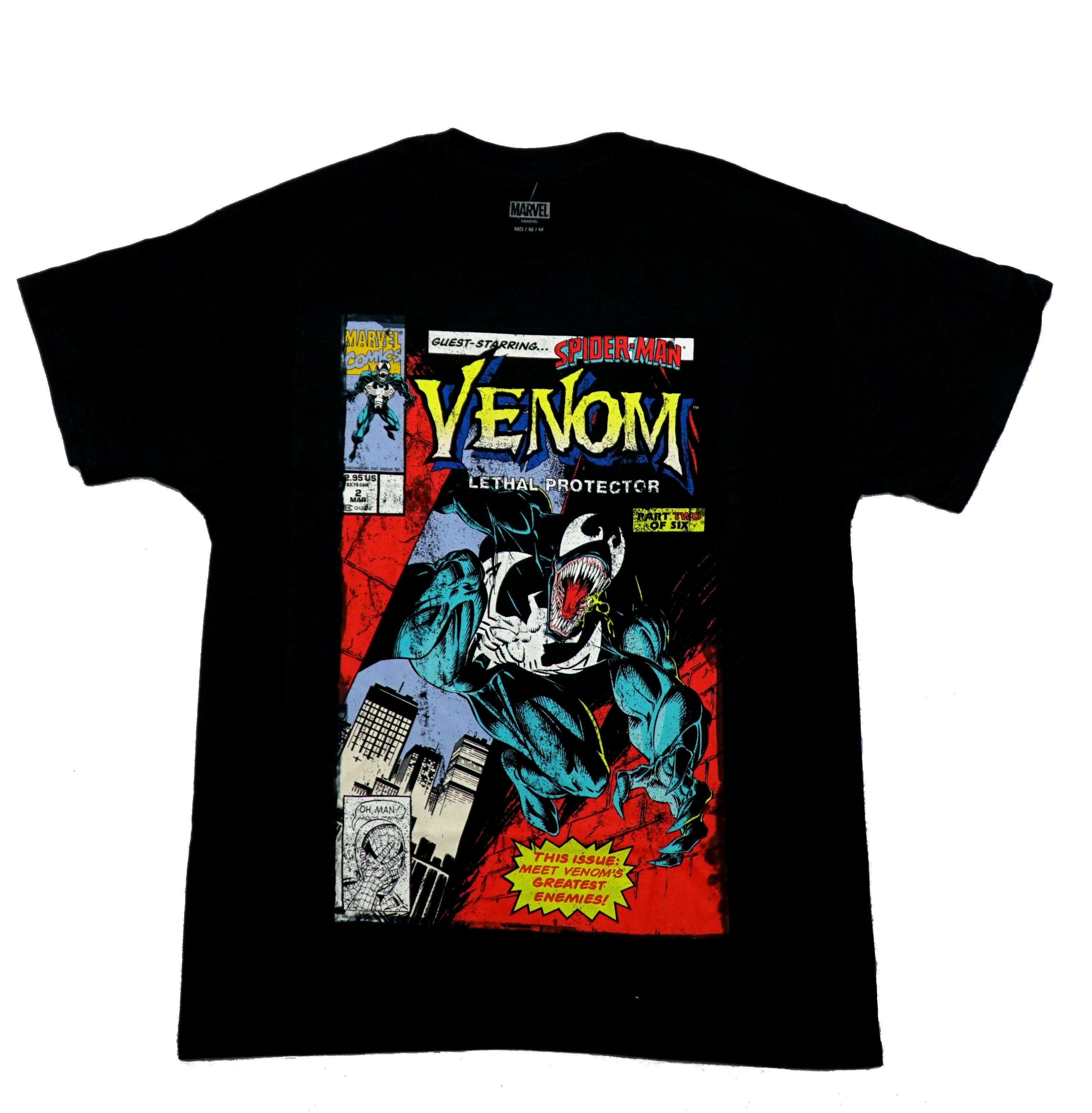Venom Mens T-Shirt - Issue 2 Lethal Protector Greatest Enemies Hoodie, Sweatshirt | CiraTrend.com