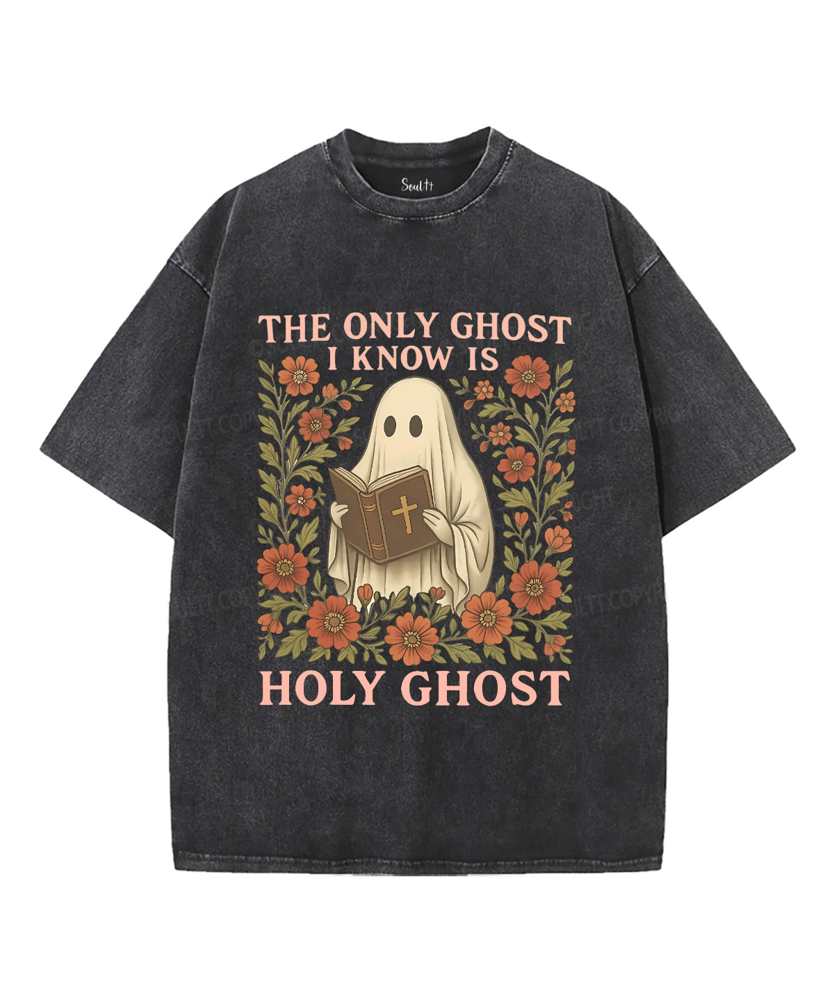 Holy Ghost Washed Christian Style001 T-Shirts, Hoodie, Sweatshirt