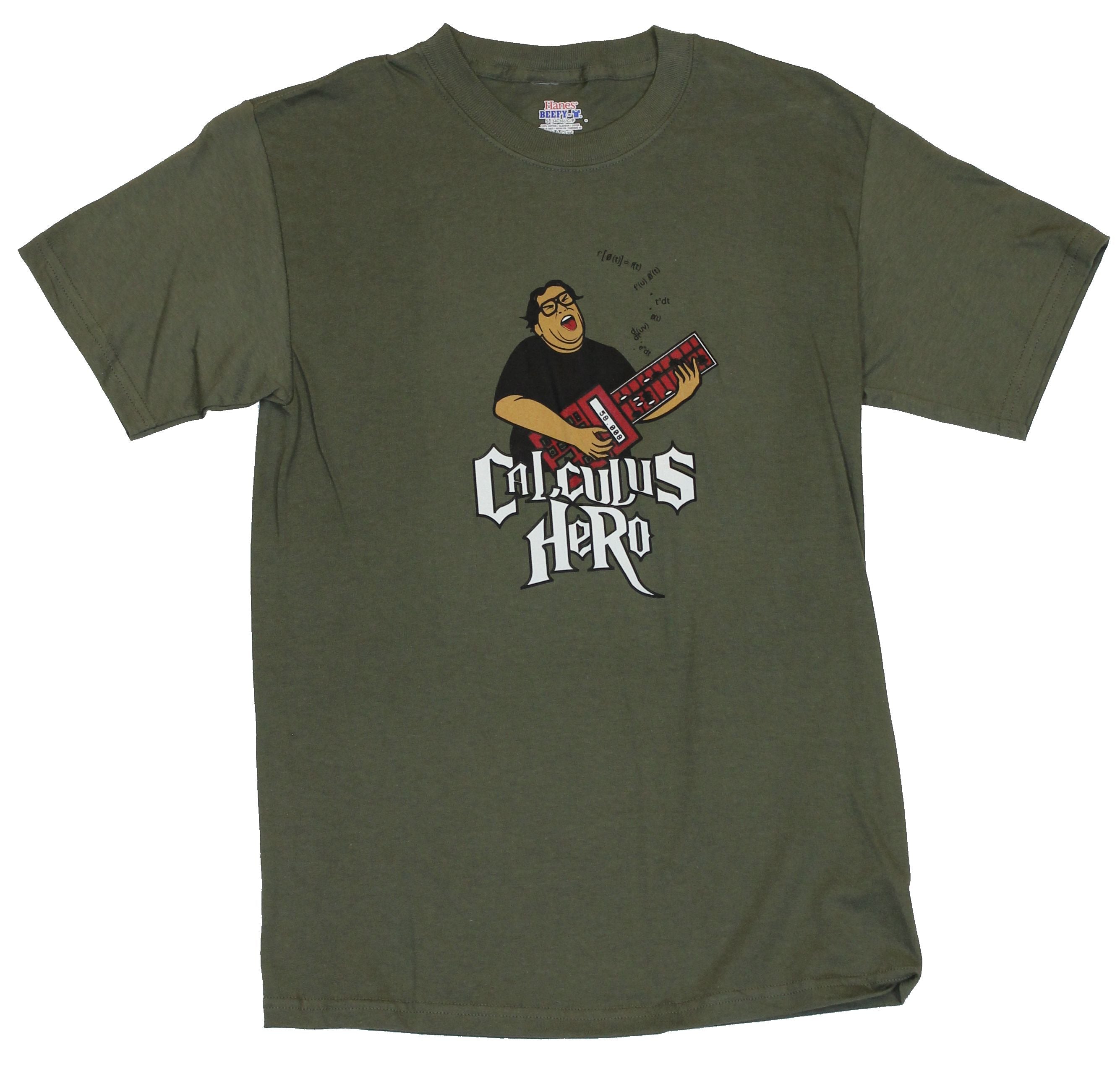 Calculus Hero Mens T-Shirt  - Guitar Hero Parody Image Hoodie, Sweatshirt | CiraTrend.com