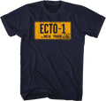Ecto-1 License Plate Real Ghostbusters T-Shirt Hoodie, Sweatshirt | CiraTrend.com (Image 1)