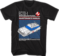 Ecto-1 Maintenance Manual Real Ghostbusters T-Shirt Hoodie, Sweatshirt | CiraTrend.com (Image 1)
