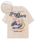Fruit Of The Spirit Double Sided Unisex Washed Christian T-shirt Style019 Hoodie, Sweatshirt | CiraTrend.com (Image 1)